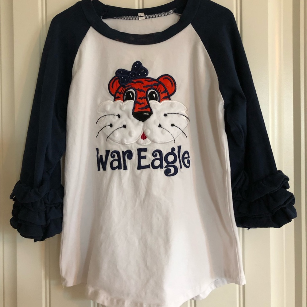💙🧡 Girls Auburn Shirt